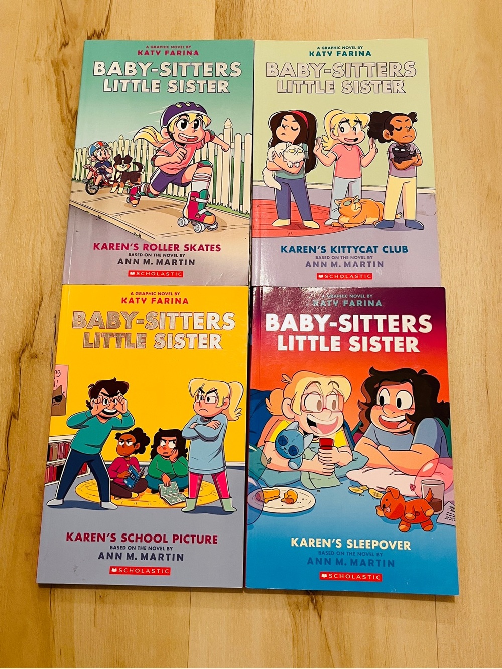 Babysitters Little Sister 2,4,5,8 graphic novels